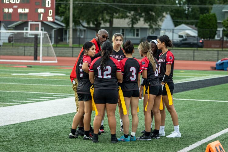 Inaugural Girls Flag Football Game