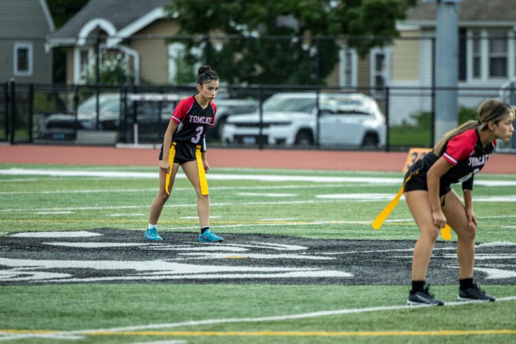Inaugural Girls Flag Football Game