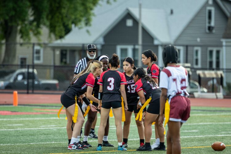 Inaugural Girls Flag Football Game