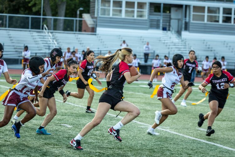 Inaugural Girls Flag Football Game