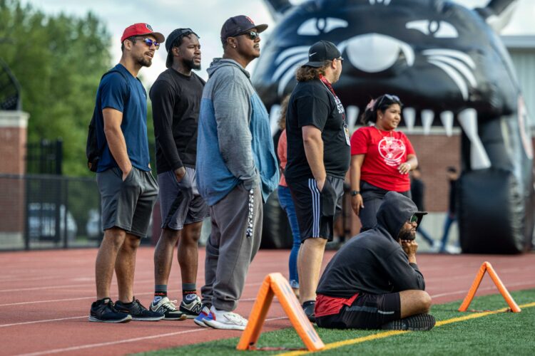 Inaugural Girls Flag Football Game