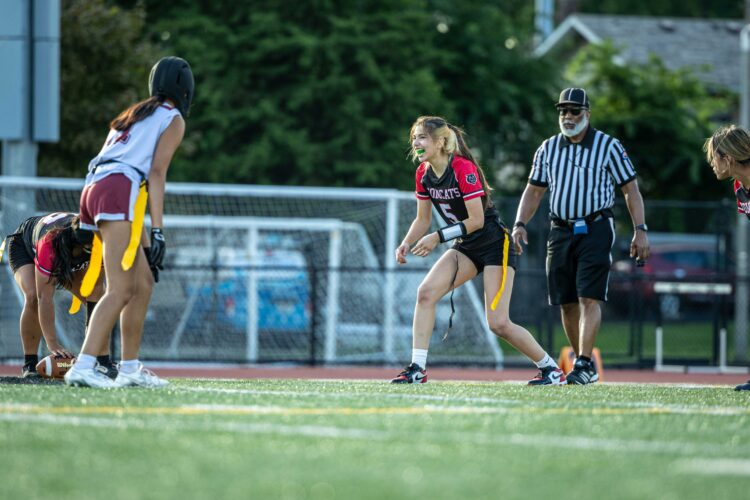 Inaugural Girls Flag Football Game