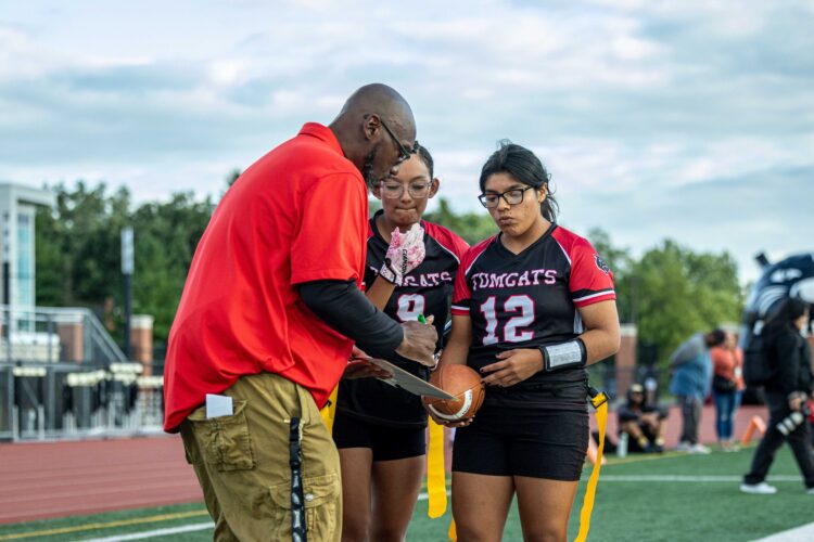 Inaugural Girls Flag Football Game