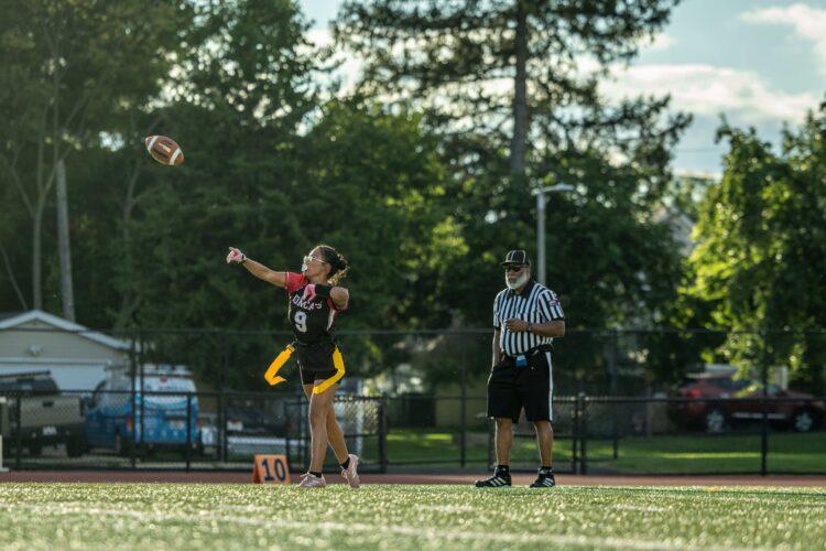 Inaugural Girls Flag Football Game