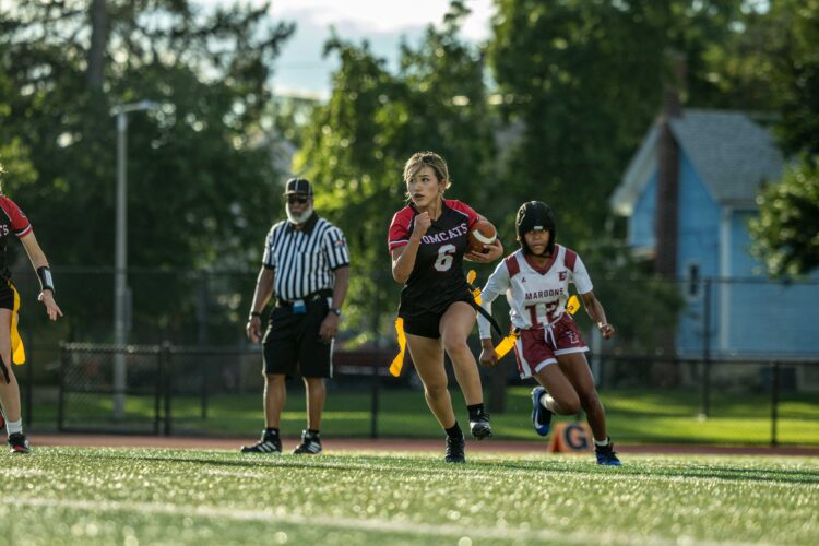 Inaugural Girls Flag Football Game