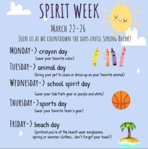spirit week English