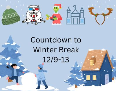 Winter Break Countdown 12/9-12/13